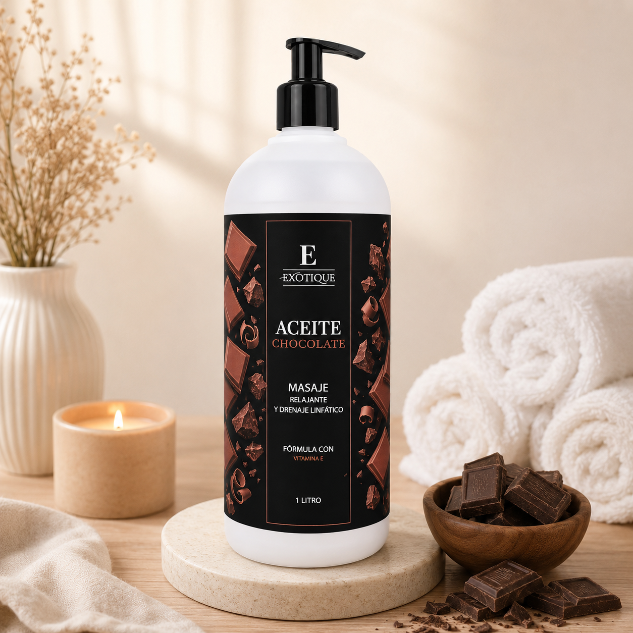 Aceite de Masaje Exotique Chocolate 1 Litro