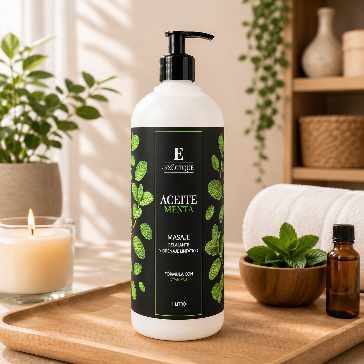 Aceite de Masaje Exotique Menta 1 Litro