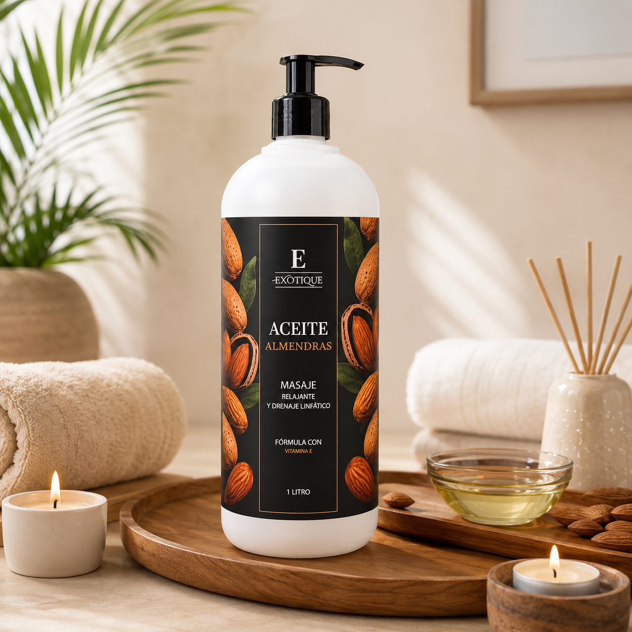 Aceite de Masaje Exotique Almendra 1 Litro