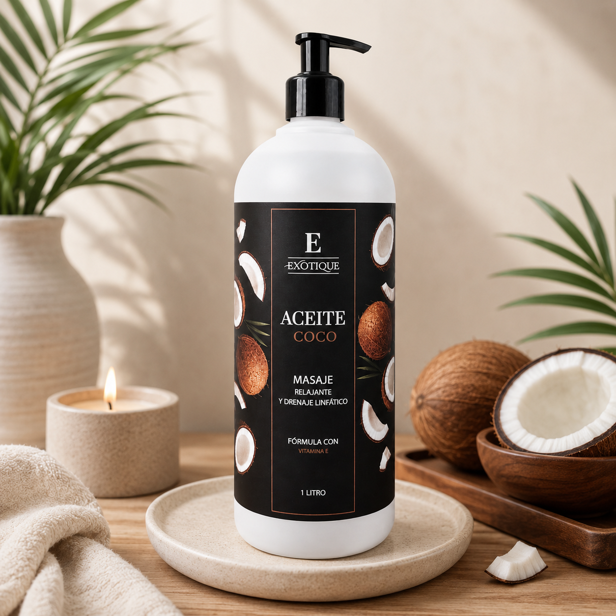 Aceite de Masaje Exotique Coco 1 Litro