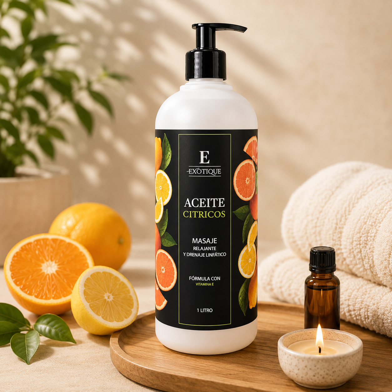 Aceite de Masaje Exotique Cítricos 250 1 Litro